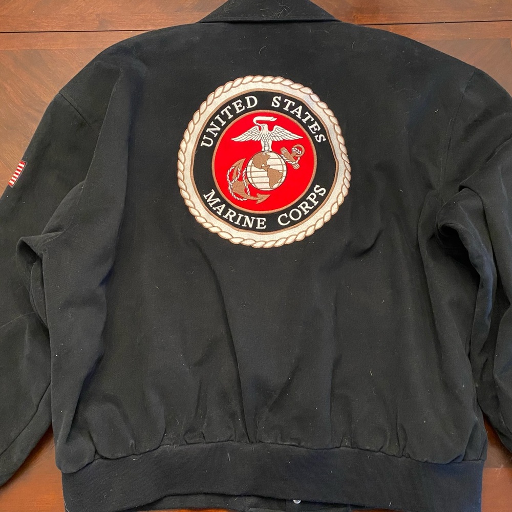 USMC  fabric COAT by Leather Gallery size 3XL NEW